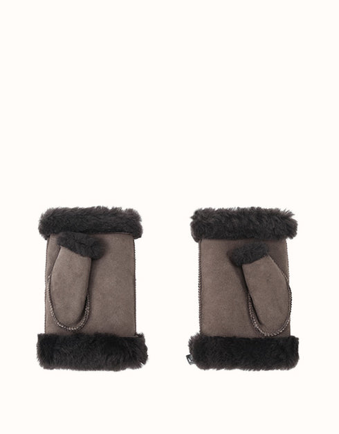 AUSTRALIAN SHEPHERD® Fingerless Sheepskin Mittens