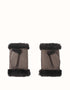 AUSTRALIAN SHEPHERD® Fingerless Sheepskin Mittens