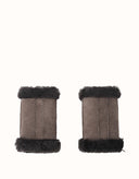 AUSTRALIAN SHEPHERD® Fingerless Sheepskin Mittens