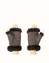 AUSTRALIAN SHEPHERD® Fingerless Sheepskin Mittens