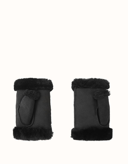 AUSTRALIAN SHEPHERD® Fingerless Sheepskin Mittens