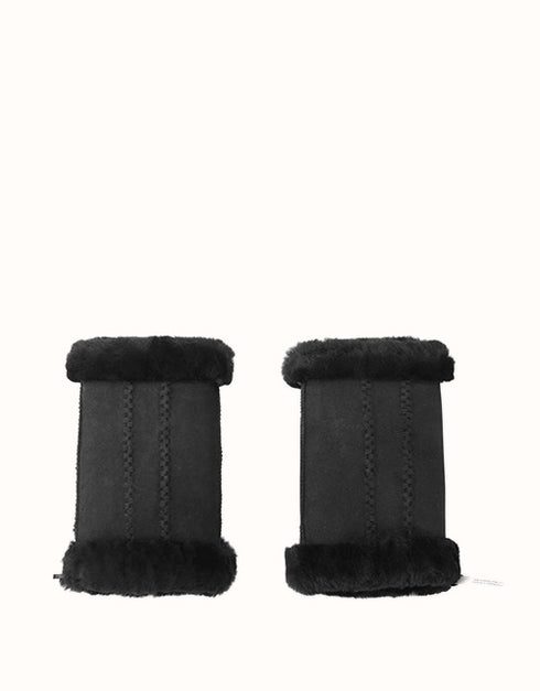 AUSTRALIAN SHEPHERD® Fingerless Sheepskin Mittens