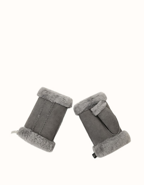 AUSTRALIAN SHEPHERD® Fingerless Sheepskin Mittens