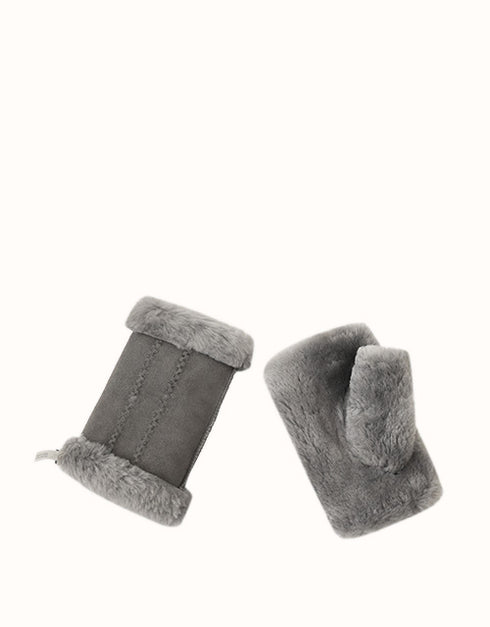 AUSTRALIAN SHEPHERD® Fingerless Sheepskin Mittens