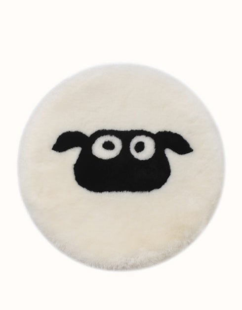 UGG AUSTRALIAN SHEPHERD® Round Wool Cushion 40cmx40cm