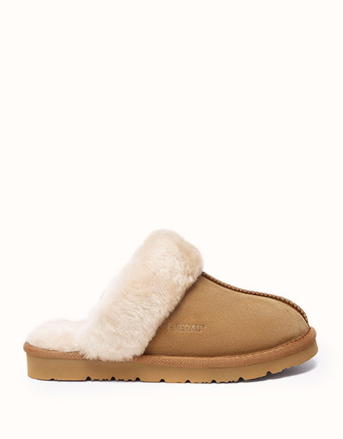 EVERAU® Muffin Slipper Suede