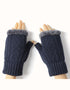 EVERAU® Fingerless Ultra Plush Knit Gloves