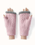 EVERAU® Fingerless Ultra Plush Knit Gloves