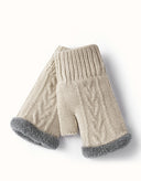 EVERAU® Fingerless Ultra Plush Knit Gloves