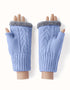 EVERAU® Fingerless Ultra Plush Knit Gloves