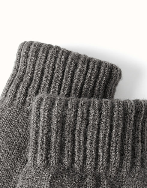 EVERAU® Fingerless Ultra Plush Knit Gloves