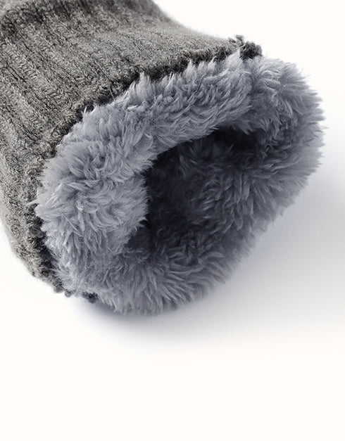 EVERAU® Fingerless Ultra Plush Knit Gloves