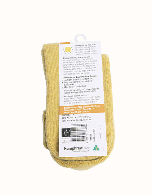 Humphrey Law Alpaca Wool Blend Health Sock