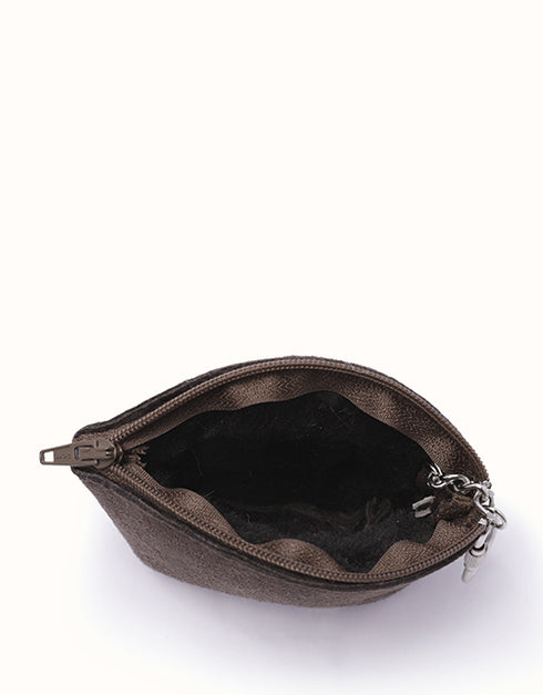 Coin Purse With Key Ring