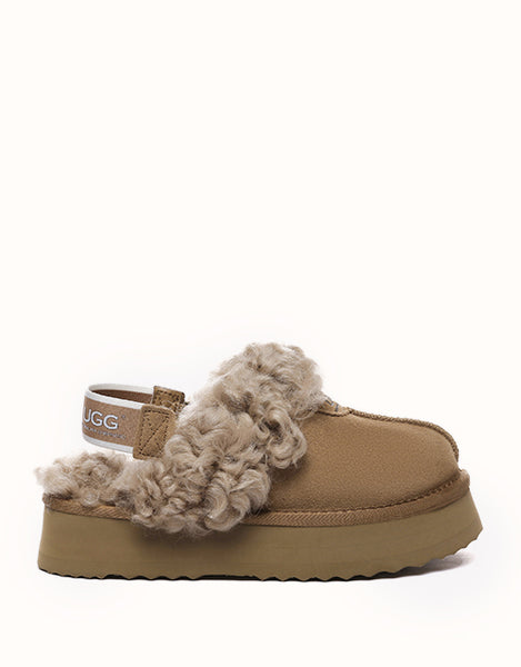 AUSTRALIAN SHEPHERD® Waffle Curly Platform Slippers – The UGG Shop®