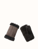 AUSTRALIAN SHEPHERD® Fingerless Sheepskin Mittens