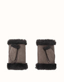 AUSTRALIAN SHEPHERD® Fingerless Sheepskin Mittens