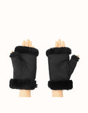 AUSTRALIAN SHEPHERD® Fingerless Sheepskin Mittens