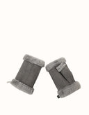 AUSTRALIAN SHEPHERD® Fingerless Sheepskin Mittens