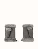 AUSTRALIAN SHEPHERD® Fingerless Sheepskin Mittens