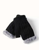 EVERAU® Fingerless Ultra Plush Knit Gloves