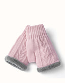 EVERAU® Fingerless Ultra Plush Knit Gloves