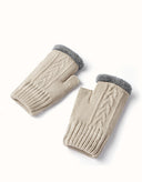 EVERAU® Fingerless Ultra Plush Knit Gloves