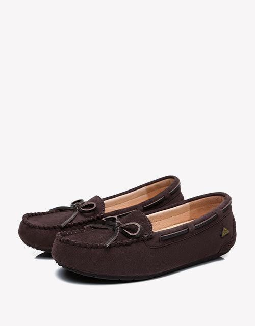 womens leather moccasins